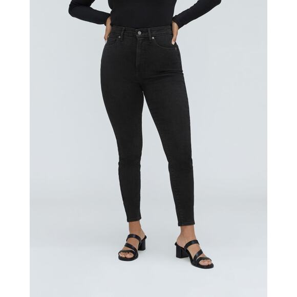 Everlane The Curvy Way High Skinny Jean Ash Black 28 Regular NWT - Picture 1 of 8